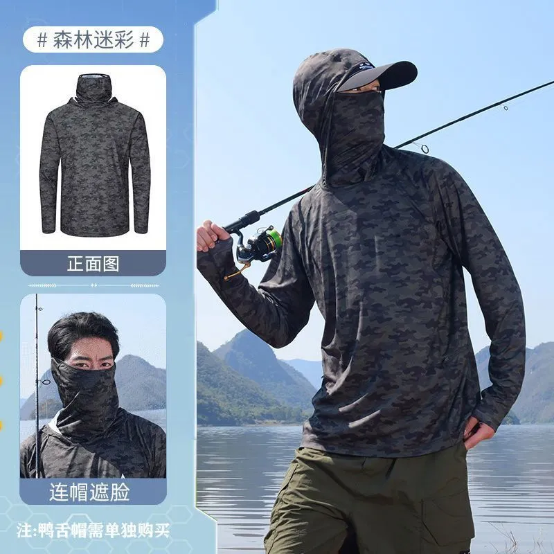 Hunting Outdoor Apparel - เสื้อผ้าเดินป่ากันน้ำ แห้งเร็ว ป้องกันแสงแดด เสื้อกันลม สำหรับตั้งแคมป์ ล่าสัตว์