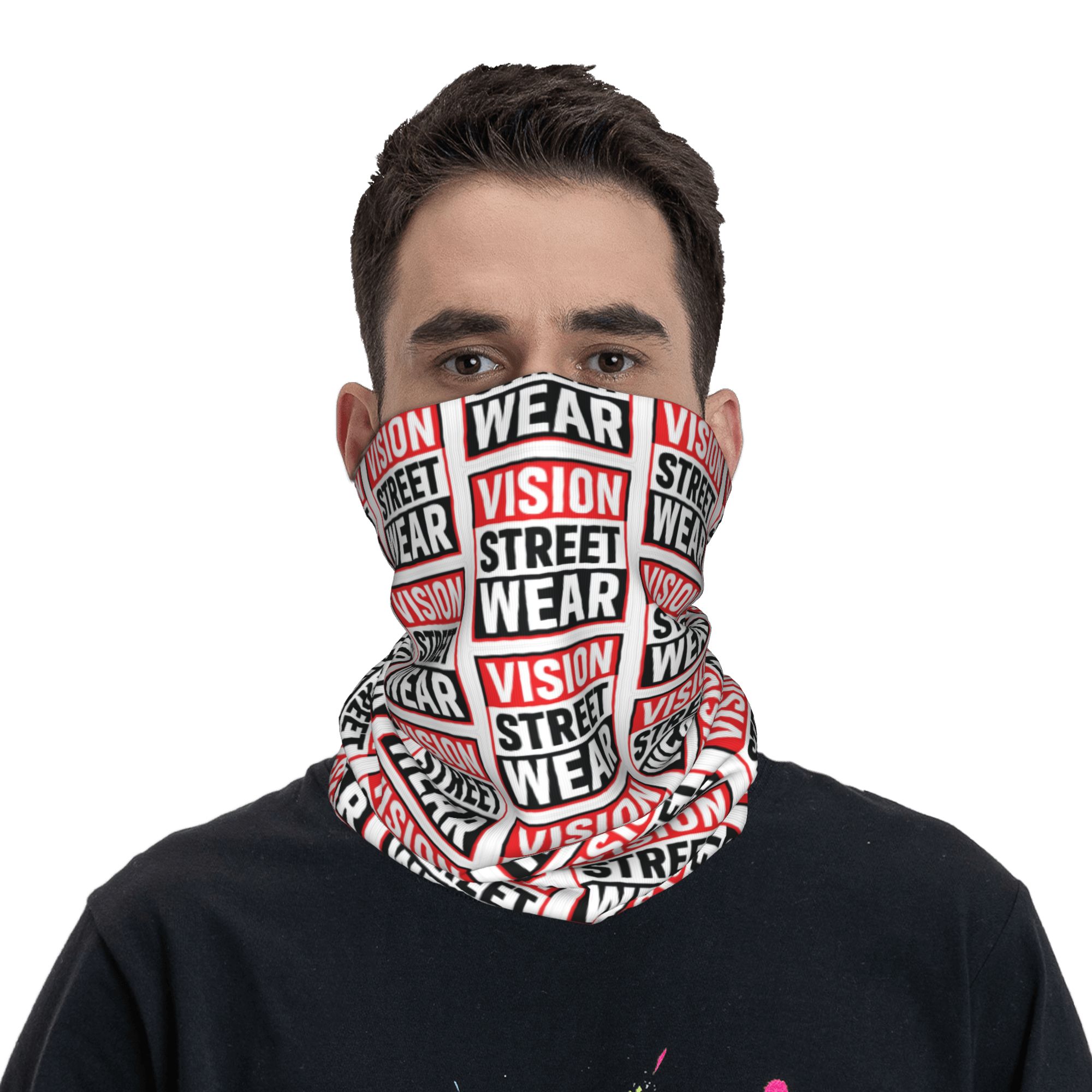 Hunting Outdoor Brand - Visions Street Wears ผ้าพันคอแบบท่อสำหรับฤดูหนาว ผ้าปิดหน้า ผ้าพันคอสำหรับเล่นสกี