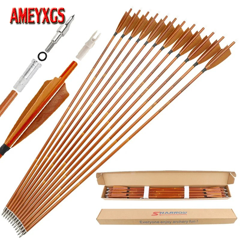 Arrow Carbon Shaft - ลูกธนูคาร์บอนผสม 6/12 ชิ้น รุ่น SP500 ความยาว