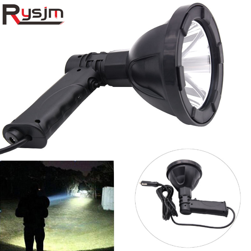 Outdoor Hunting Vehicle - 12V มือถือแสงล่าสัตว์ไฟฉาย LED 100W ตกปลากลางแจ้ง Camping