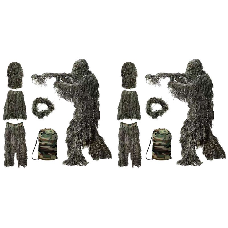Hunting Outdoor Apparel - ชุดพรางลาย 3D รุ่น AEF6-2X 5 in