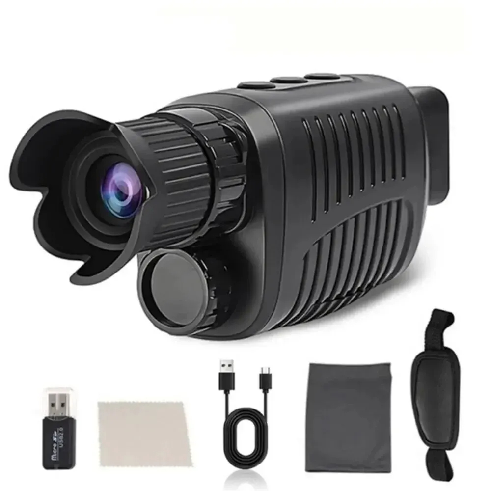 Outdoor Hunting Digital Night Vision - กล้องส่องกลางคืนแบบตาเดียว ความละเอียด 1080P HD กล้องอินฟราเรด ซูมดิจิตอล