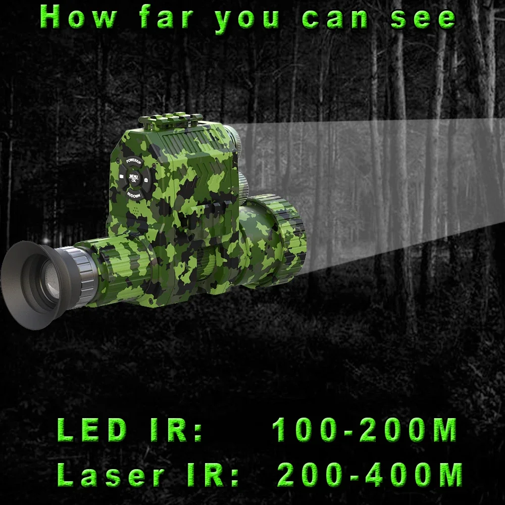 Megaorei NK007plus 200-400M Mo - Outdoor Hunting Digital Night Vision บทวิจารณ์และราคา