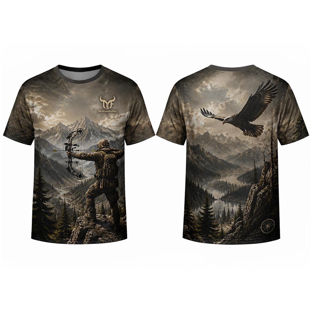 เสื้อยืดพิมพ์ลาย 3 มิติ ลายหัว - Outdoor Hunting Graphic Tees บทวิจารณ์และราคา