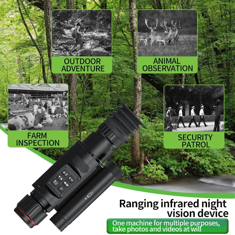 กล้องส่องทางไกลอินฟราเรดดิจิตอ - Outdoor Hunting Digital Night Vision บทวิจารณ์และราคา