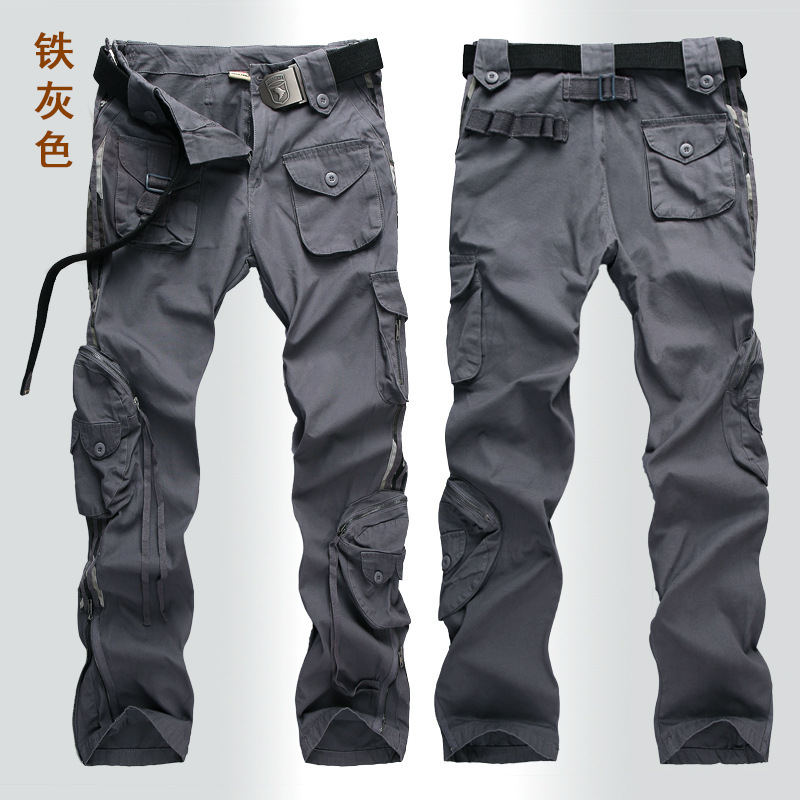 กางเกงขาสั้นผ้าฝ้ายแบบมีกระเป๋ - Outdoor Hunting Overalls บทวิจารณ์และราคา