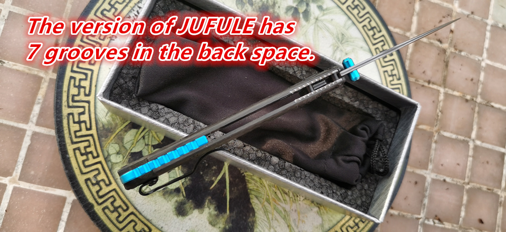 มีดพับอเนกประสงค์ JUFULE สำหรั - Best Hunting Outdoor Knife บทวิจารณ์และราคา