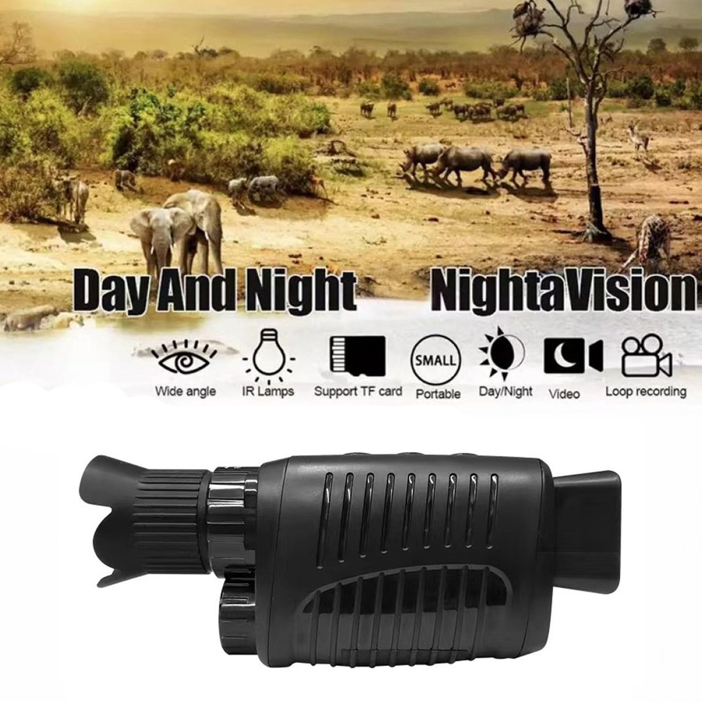 อุปกรณ์มองกลางคืนแบบตาเดียว HD - Outdoor Hunting Digital Night Vision บทวิจารณ์และราคา