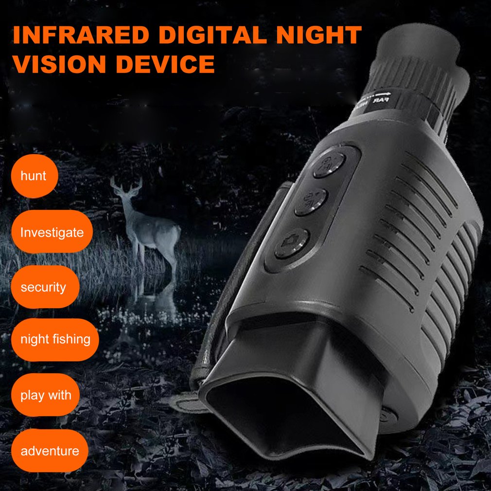 อุปกรณ์มองกลางคืนแบบตาเดียว HD - Outdoor Hunting Digital Night Vision บทวิจารณ์และราคา