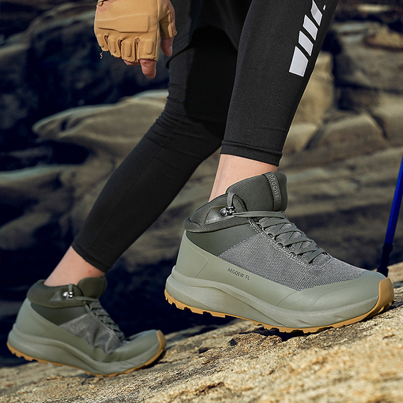 รองเท้าเดินป่าแบบหุ้มข้อสูงผู้ - Hunting Outdoor Brand บทวิจารณ์และราคา