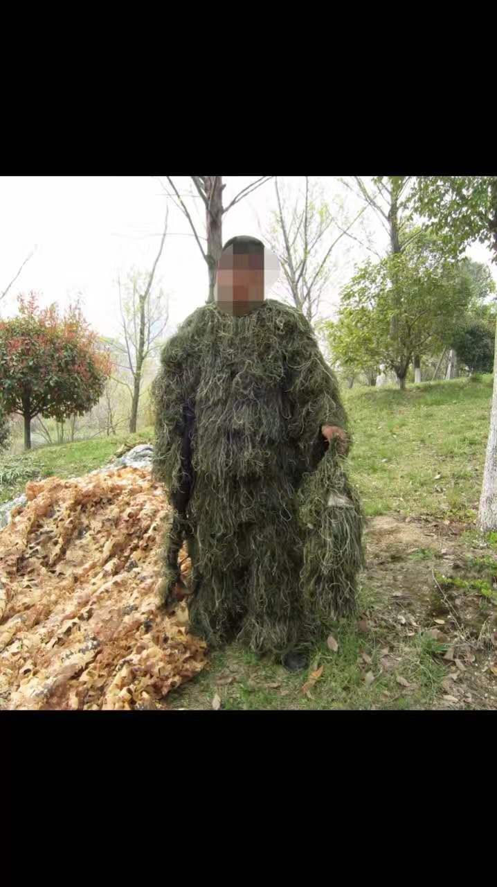 ชุดลายพรางป่า ชุดกิลสูท เสื้อผ - Outdoor Hunting Movies บทวิจารณ์และราคา