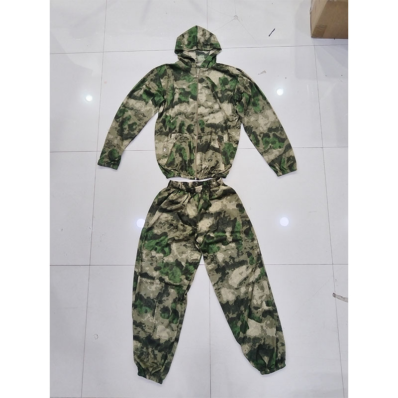 ชุดลายพรางตาข่ายแบบมีฮู้ด ซิปด - Hunting Outdoor Apparel บทวิจารณ์และราคา