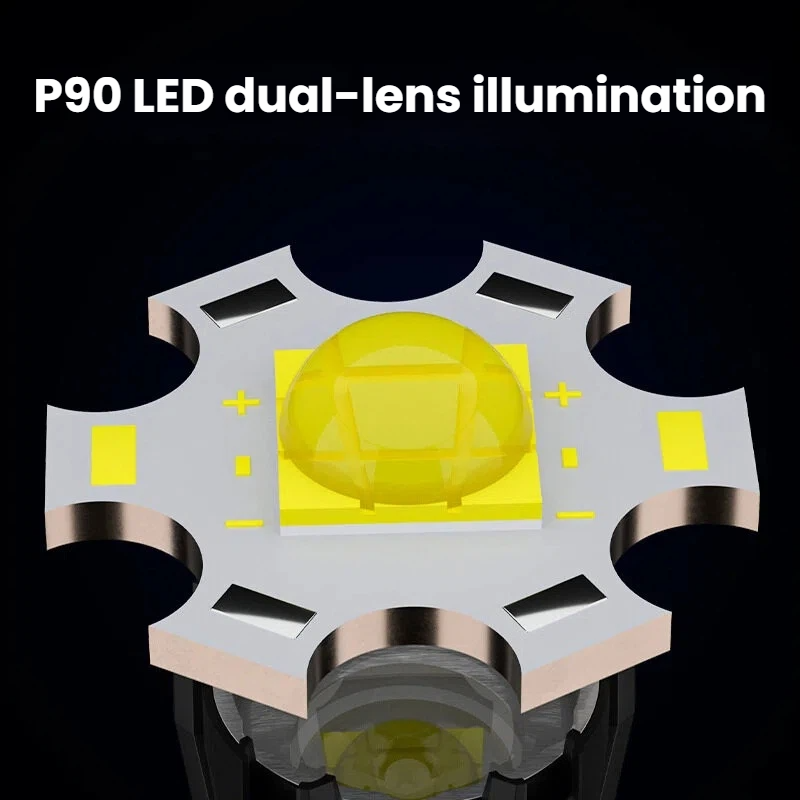 ไฟฉาย LED P90 กำลังสูง TYPE-C  - Hunting Outdoors บทวิจารณ์และราคา