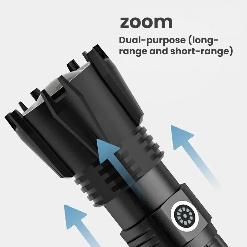 ไฟฉาย LED P90 กำลังสูง TYPE-C  - Hunting Outdoors บทวิจารณ์และราคา