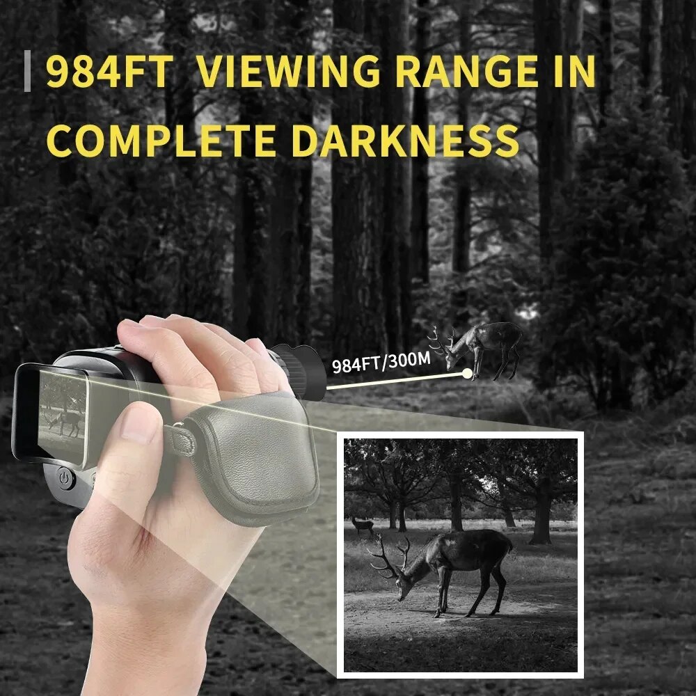 Monocular Night Vision อุปกรณ์ - Outdoor Hunting Digital Night Vision บทวิจารณ์และราคา