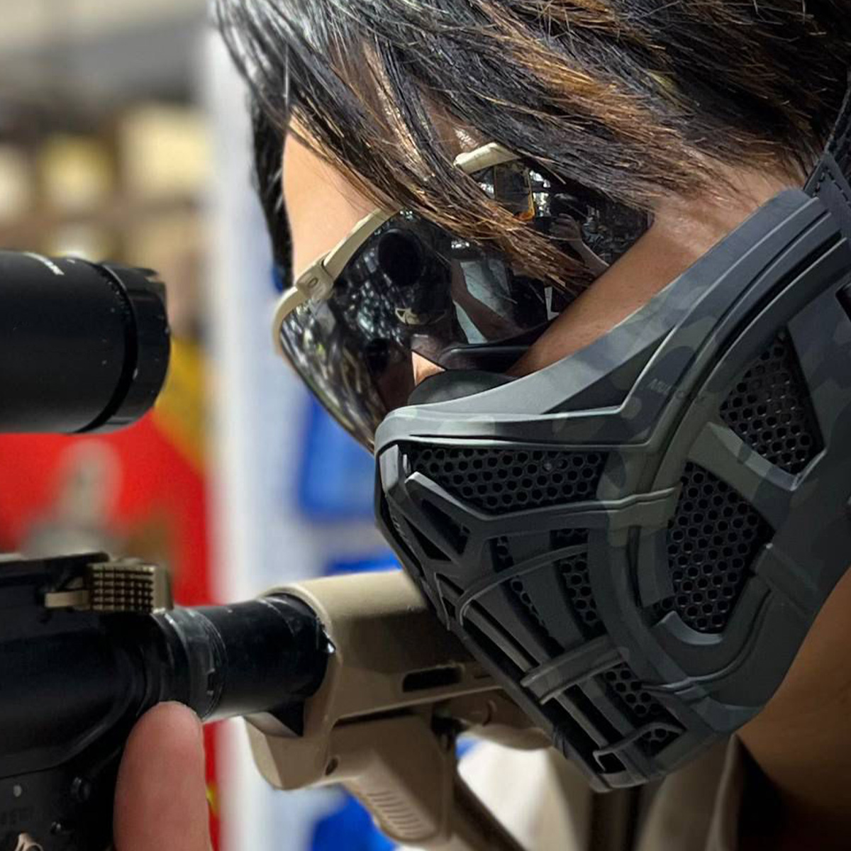 หน้ากากแอร์ซอฟท์แบบยุทธวิธี ป้ - Outdoor Hunting Movies บทวิจารณ์และราคา