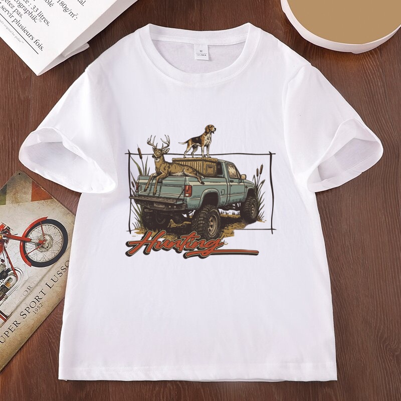 เสื้อยืดลายล่าสัตว์ เสื้อยืดลา - Outdoor Hunting Dogs บทวิจารณ์และราคา