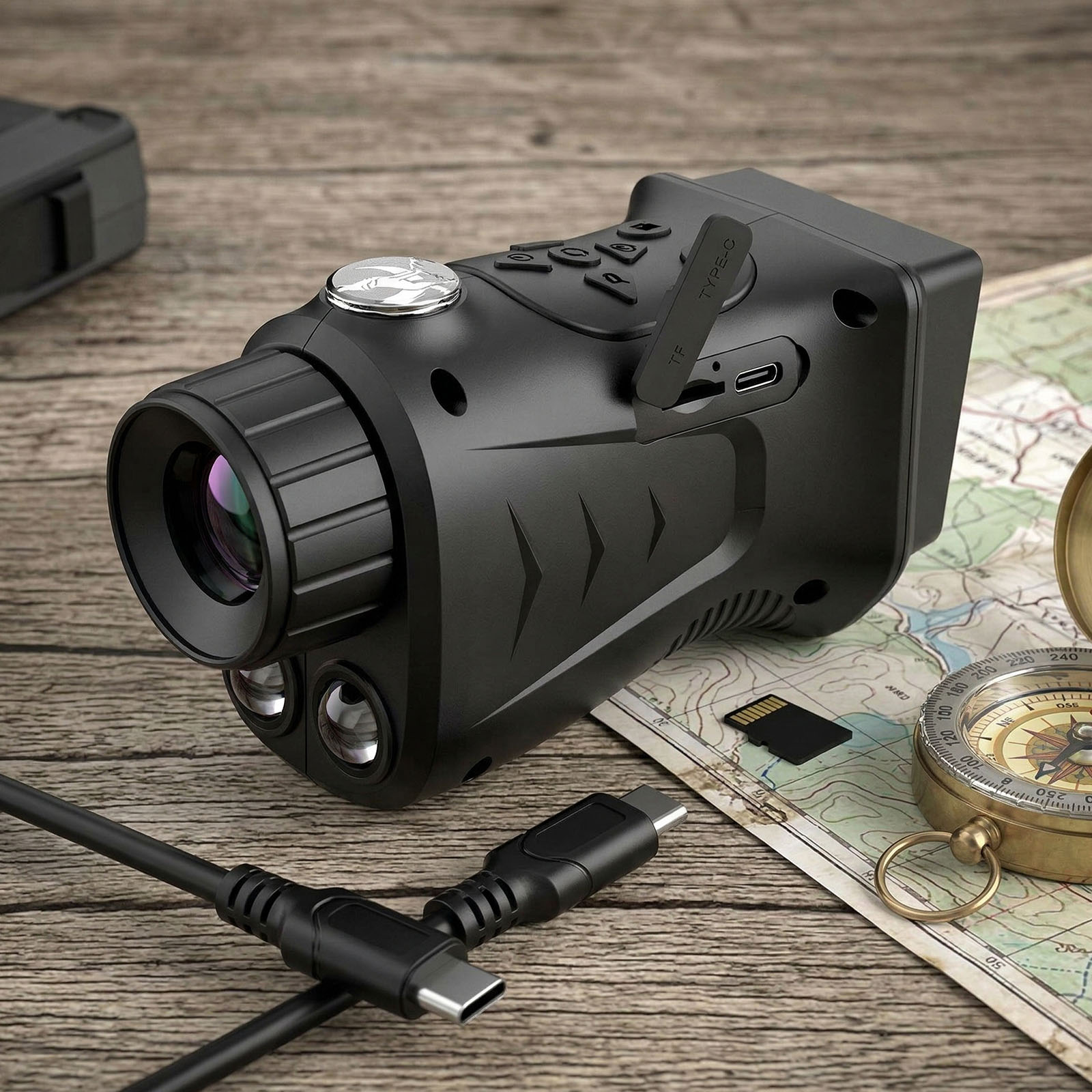 อุปกรณ์มองกลางคืนอินฟราเรด 4K  - Outdoor Hunting Digital Night Vision บทวิจารณ์และราคา