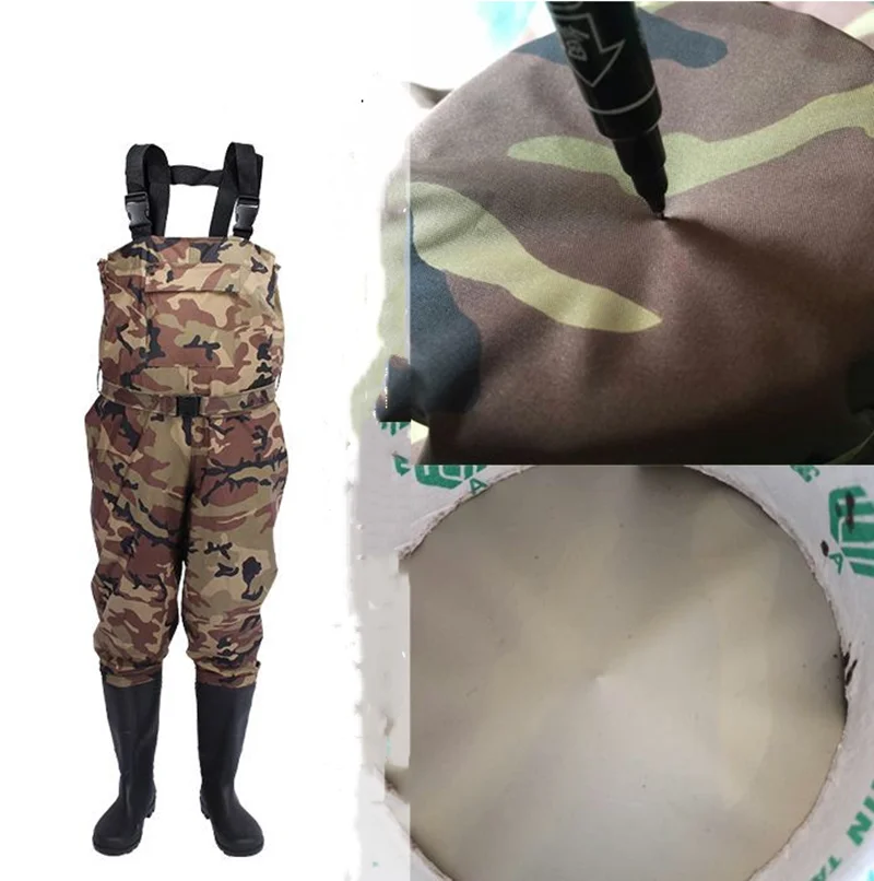 Camouflage ตกปลา Wading กางเกง - Outdoor Hunting Overalls บทวิจารณ์และราคา