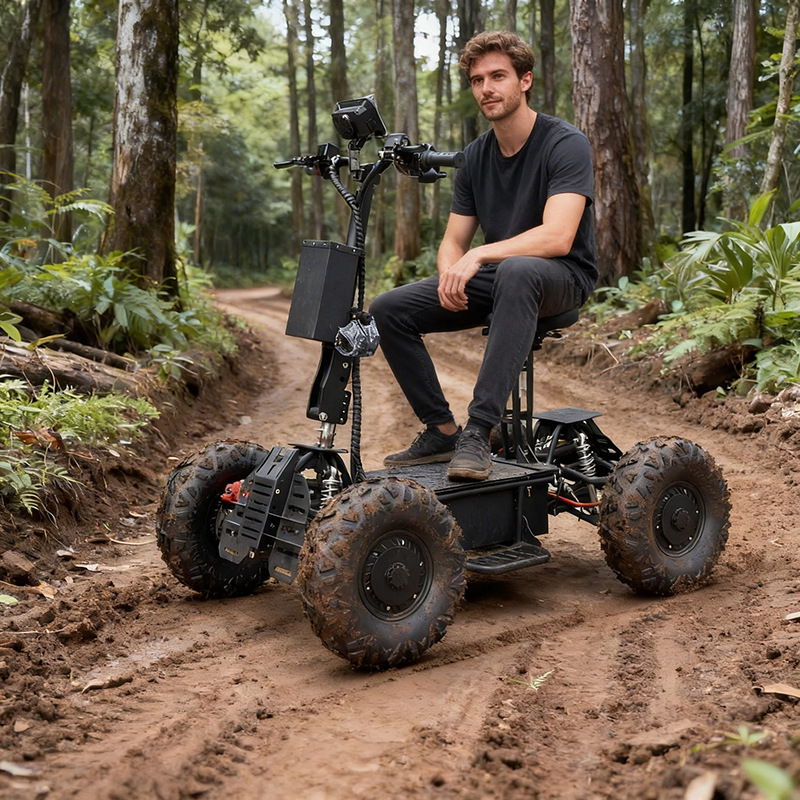 สกู๊ตเตอร์ไฟฟ้าออฟโรด 60V ขับเ - Outdoor Hunting Vehicle บทวิจารณ์และราคา