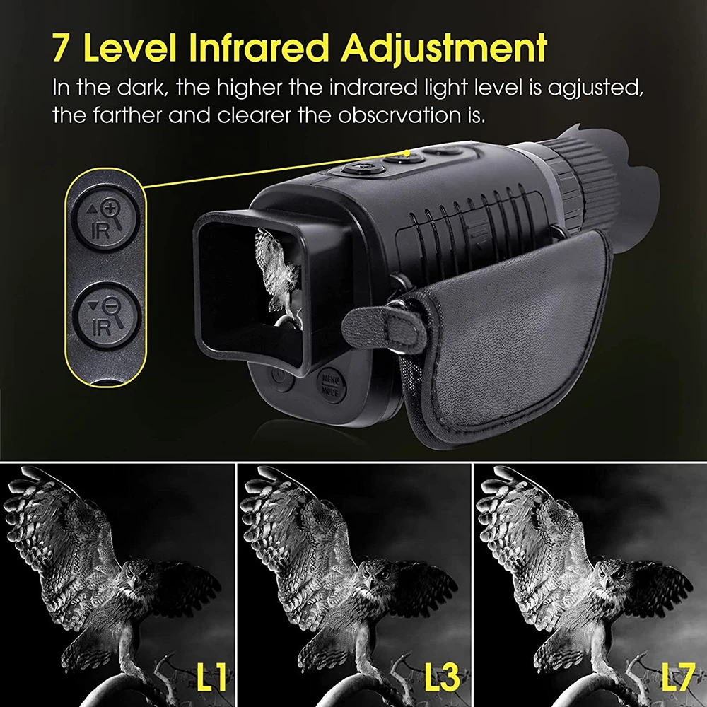 อุปกรณ์มองเห็นกลางคืนแบบตาเดีย - Outdoor Hunting Digital Night Vision บทวิจารณ์และราคา